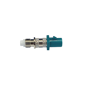 FME Female to FAKRA Male Waterblue Antenna Adaptor (CFF.FMEJ-NEUP)